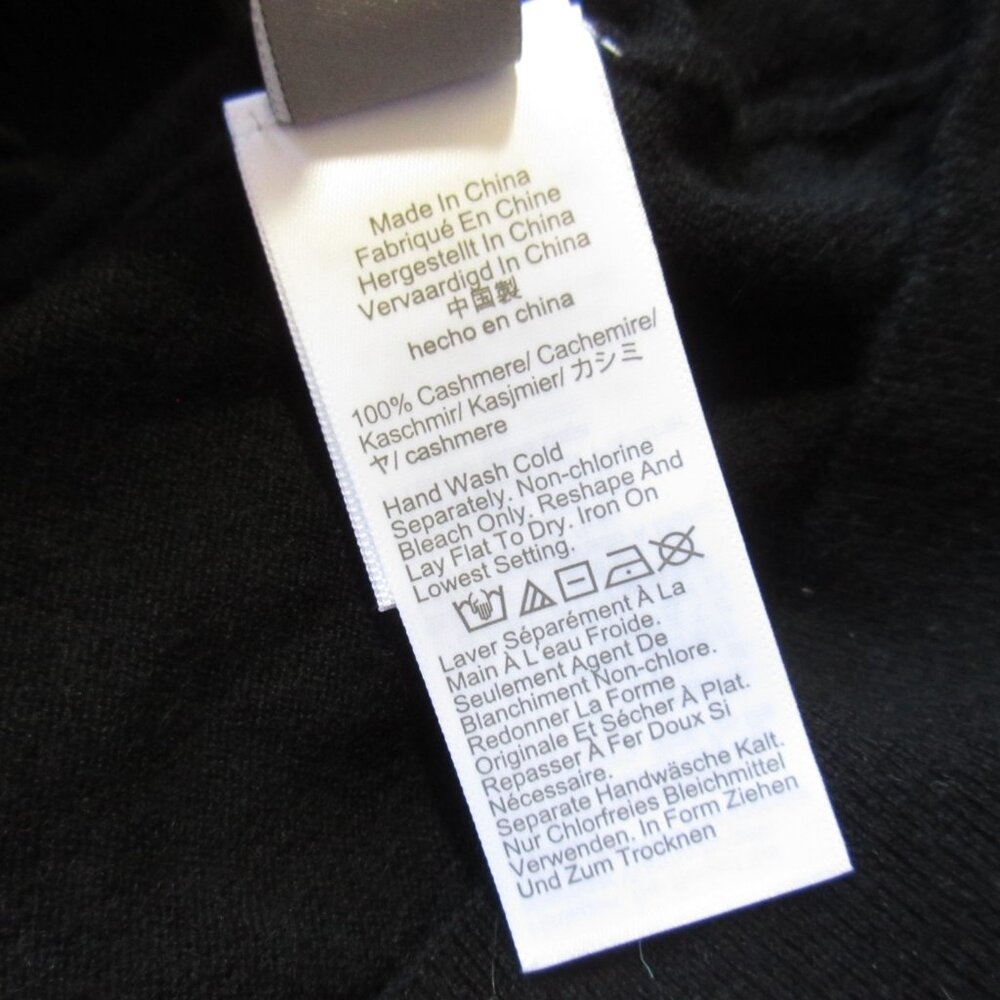NWT J.Crew Featherweight Cashmere Cardigan in Jet Black Fitted Sweater S - Picture 6 of 6